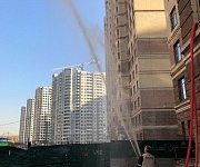 Проверка работы внутреннего противопожарного водопровода по адресу: Северное шоссе, д. 18 Проверка работы внутреннего противопожарного водопровода по адресу: Северное шоссе, д. 18